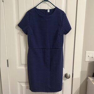 Old Navy Blue Striped Mini Dress